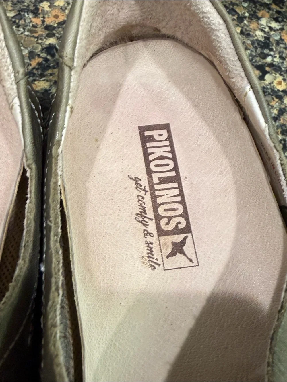 Pikolinos Olive Green Slip-On Women's Shoes Jerez size 40